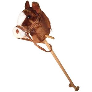 Playwood - Stokpaard bruin met geluid - bont