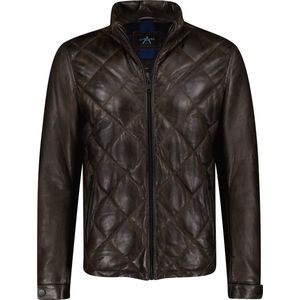 Donders Jas Leather Jacket 52332 Coffee Brown Mannen
