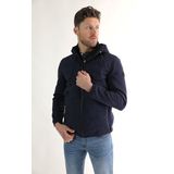 Donders 1860 Zomerjack - Blauw met Capuchon