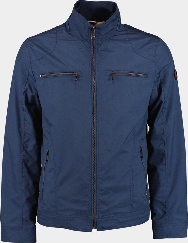 Donders 1860 Jas Blauw - Effen Tussenjas