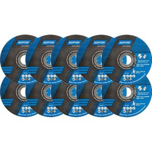 Norton - Doorslijpschijf - 125 mm - Staal/Inox - 10 Stuks