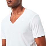 T-shirt - Effen - Jersey - 2 Pack - V-hals - Kwartmouw