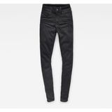 G-star Shape High Waist Super Skinny Jeans Zwart Vrouw