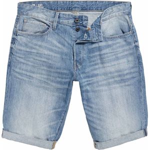 G-Star RAW Heren Short Broeken 3301 regular/straight Fit Blauw W 29 Volwassenen