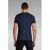 G-Star RAW T-shirt Holorn R T Ss D08512 8415 Sartho Blue Mannen