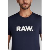 G-Star RAW T-shirt Holorn R T Ss D08512 8415 Sartho Blue Mannen