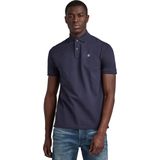 G-STAR Shirt 'Dunda'  marine / wit