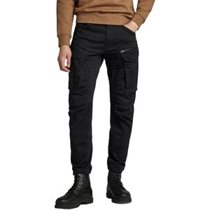 G-Star RAW Heren Cargo Broek ROVIC ZIP 3D STRAIGHT TAPERED tapered Zwart Volwassenen