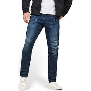 G-STAR Heren 3301 Regular Tapered Jeans, Blauw (Dk Aged 51003-6553-89), 26W / 30L