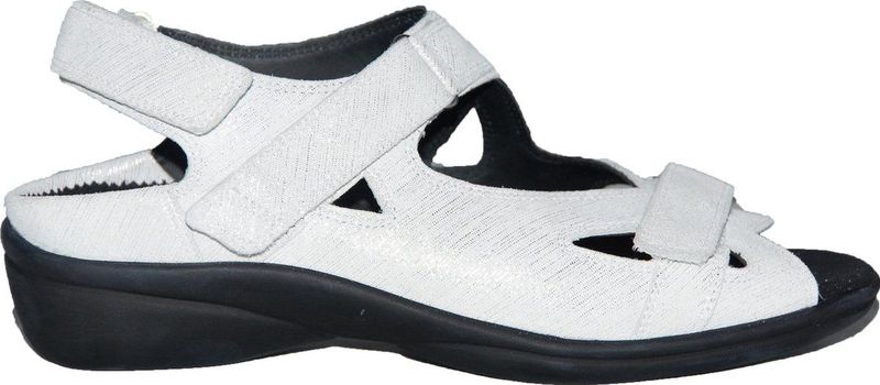 Durea - 7258 - Sandalen - Zwart - Leer