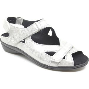 Durea 7258 216 6683 wit zilver sandaal