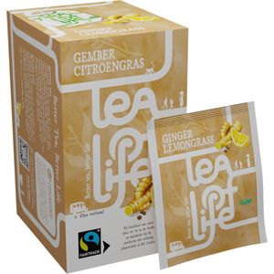 Tea of Life | Ginger Lemongrass | Infusion | 100 × 1,25 gram