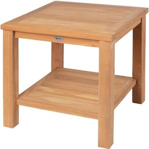 Brulo - Teak -lounge -  Tuintafel - 50 x 50 cm - bijzettafel - tuin_ - tafel