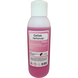 Claudianails Gellak remover 1000 ml Hybrid gel remover - Kunstnagels