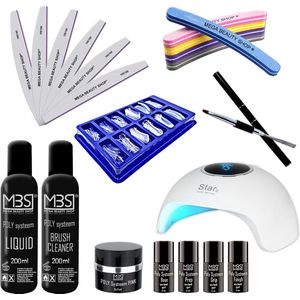 Poly Systeem startpakket 4- Poly gel- Poly gel starter kit- Poly gel pakket