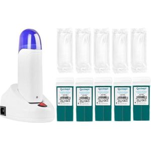 Waxapparaat starterset 40Watt. Incl. 5 harspatronen met 100 strips