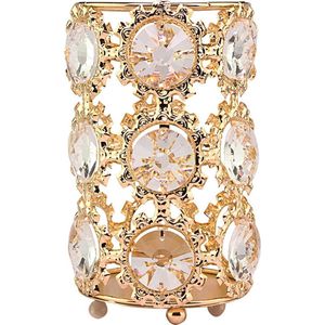 Make-up borstel & penseel houder groot - gold/Penseel houder/Acryl penseel/Gel penseel/Manicure