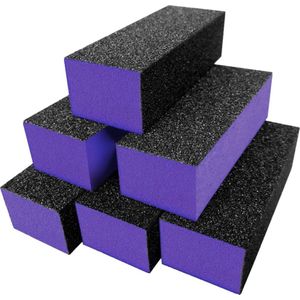 Polijstblok Zwart/Paars (10stuk) Vijlen - Bufferblok - Buffervijl- Buffing Block- Polijstblok