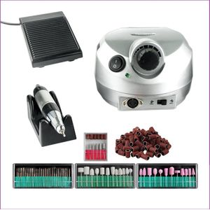 Nagelfrees Zilver incl. 111 delige nagelfrees bitjes en schuurrolletjes set