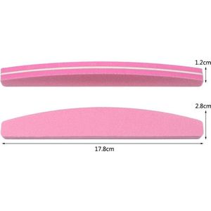 NAIL BUFFER TRAPEZE (10STUK) PINK - NAILBUFFER - NAGEL - ROZE - 10STUKS - TRAPEZE