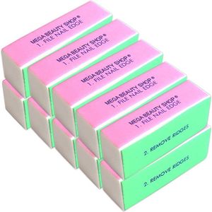 BUFFER BLOK (10STUK) - BUFFERBLOK - NAGEL - 10STUK - MULTICOLOR