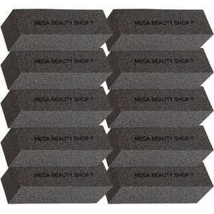 NAGEL POLIJSTBLOK ZWART (10STUK) - POLIJST - VIJL - NAGEL - ZWART - 10STUK