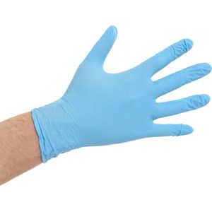 CMT soft nitril handschoenen poedervrij S blauw