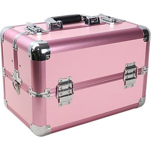 Aluminium koffer Licht Roze