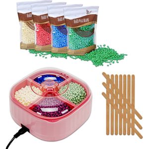 Wax apparaat PRO SET - 100W - Licht roze - wax apparaat - Ontharingswax - Heater - Body wax
