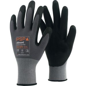 PSP 10-570 Werkhandschoenen Allround Nitrile Foam Plus - Maat L - Nitril Handschoenen