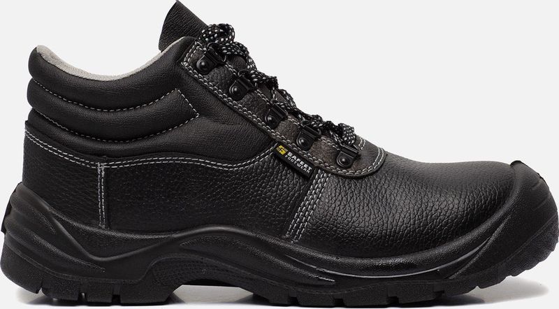 Safeet - Pisa - Veiligheidsschoen - Zwart - Rundleer - S3