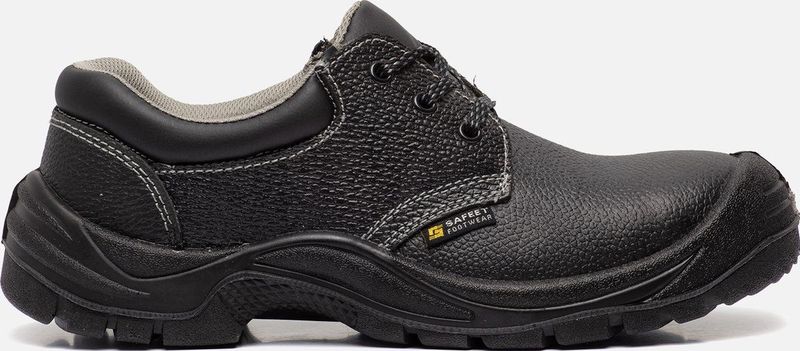 Safeet - Elba S3 Veiligheidsschoen - Zwart - Rundleer - PU Zool
