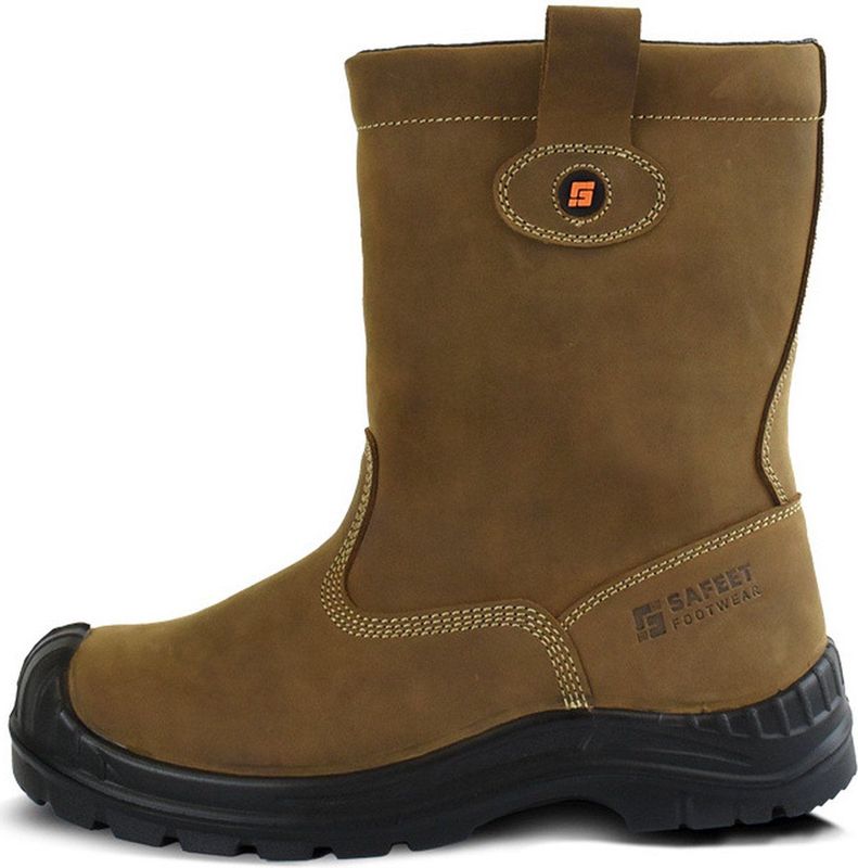 SafeFeet - Lucca S3 Veiligheidslaars - Leer - Zwart - Stalen Neus