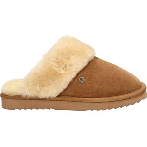 Warmbat Flurry Vrouwen Sloffen Cognac