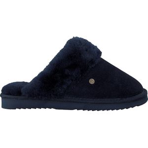 Warmbat Flurry Women Suede Dames Sloffen - Donkerblauw - Maat 41