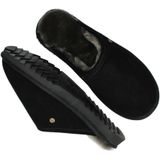 Warmbat Pantoffels - Zwart - Open Hiel - Heren