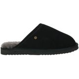 Warmbat Pantoffels - Zwart - Open Hiel - Heren