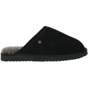 Warmbat Pantoffels - Zwart - Open Hiel - Heren