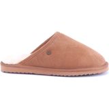 Warmbat Australia - Classic Pantoffels - Bruin - Suède - Merino Schapenvacht