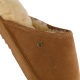 Warmbat Australia - Classic Pantoffels - Bruin - Suède - Merino Schapenvacht