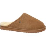 Warmbat Classic Unisex Suede Heren Sloffen - Cognac - Maat 42