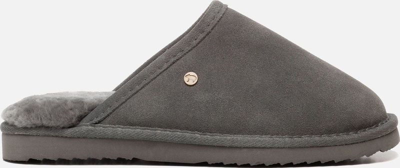 Pantoffel Warmbat Classic Unisex Suede Dark Grey