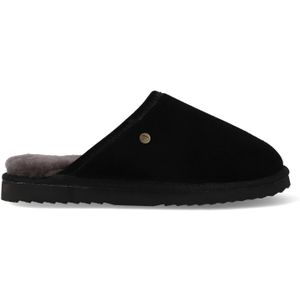 Warmbat Classic Suede Pantoffels - Black - Maat 37