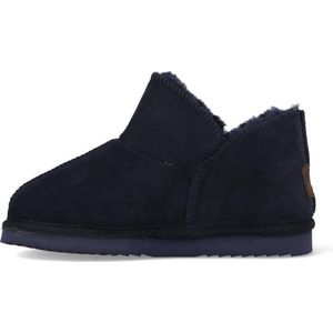 Warmbat Willow Women Suede Dames Sloffen - Donkerblauw - Maat 38