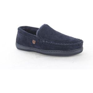 Pantoffel Warmbat Men Grizzly Suede Dark Navy-Schoenmaat 45