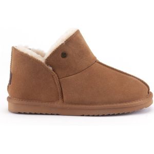 Warmbat Willow Suede Kinder Pantoffel - Cognac