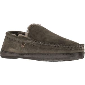 Warmbat - Grizzly - Pantoffels - Zwart - Suède - Merino Wol