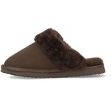 Warmbat Flurry Women Suede Dames Sloffen - Taupe - Maat 39