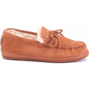 Warmbat - Koala Pantoffels - Cognac - Leer