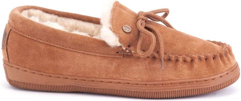 Pantoffel Warmbat Women Koala Suede Cognac